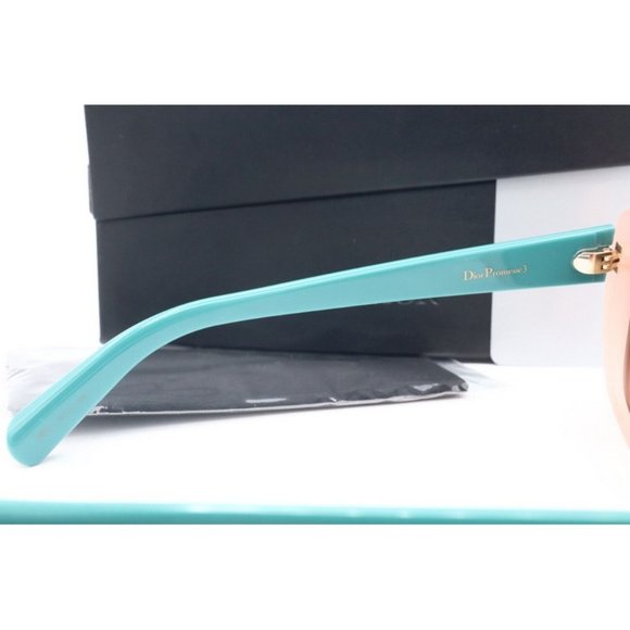 New Christian Dior Promesse 3 Pink Blue Sunglasses Gray Gradient Lenses 53mm - Picture 4 of 6